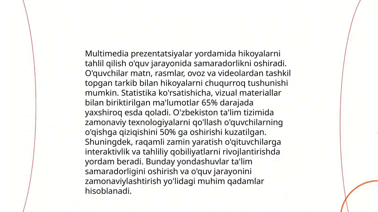 4-sinf ona tili darsligi mavzularini yangi innovatsion texnologiyalarni qoʻllagan holda metodlar ishlab chiqish 4