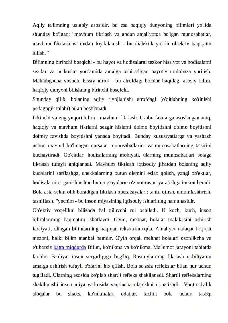 Bolalarni Aqliy Tarbiyalash 4