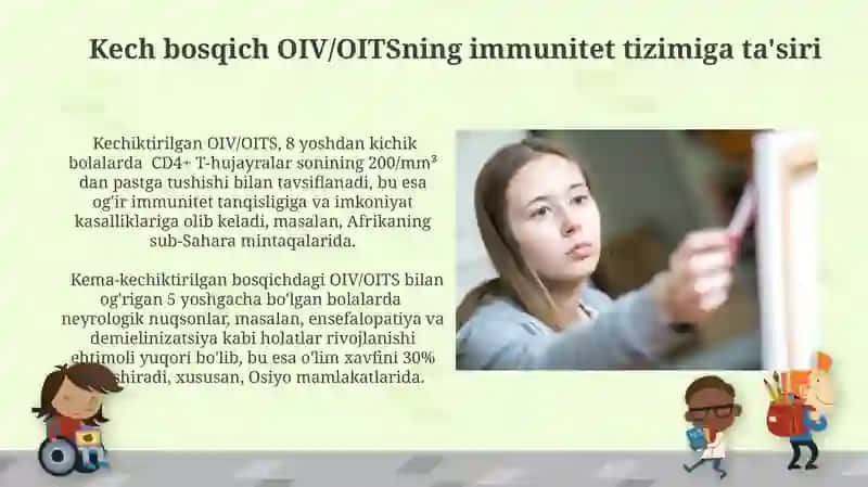 Bolalarda OITS kechish xususiyatlari 4