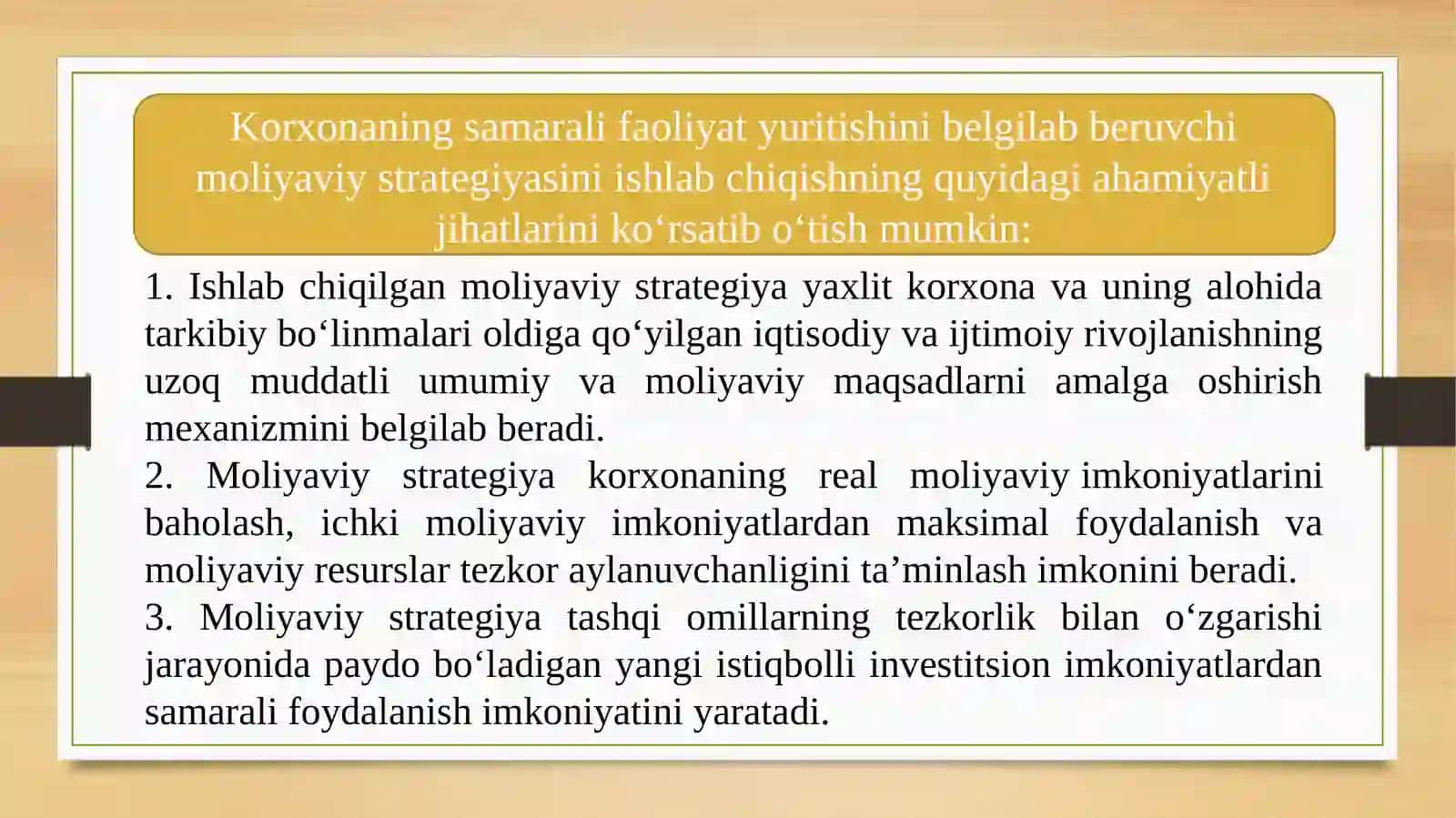 MOLIYAVIY QARORLAR 4