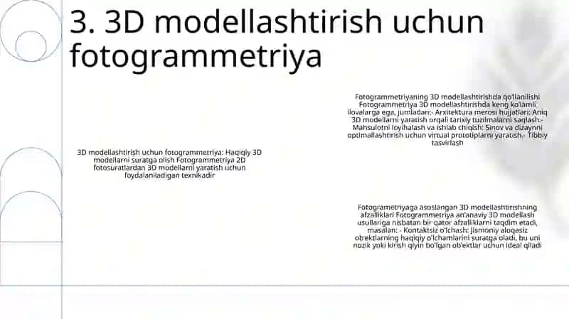 Ush O'Lchovli Ob'Ektlarni Modellashtirish 4