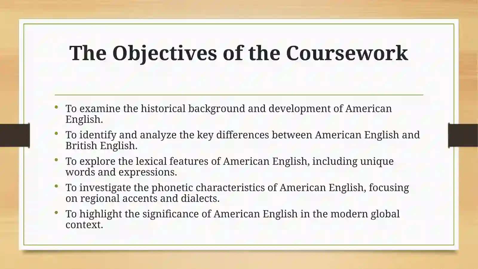 The peculiarities of the English language in the USA 4