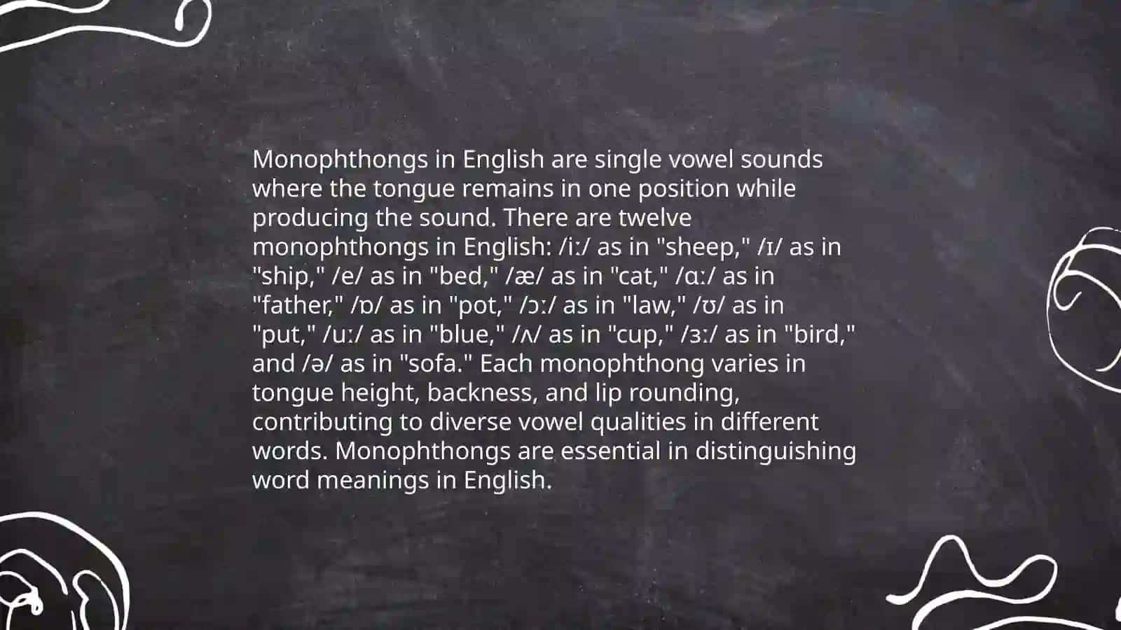 Classification of English Vowel Phonemes 4