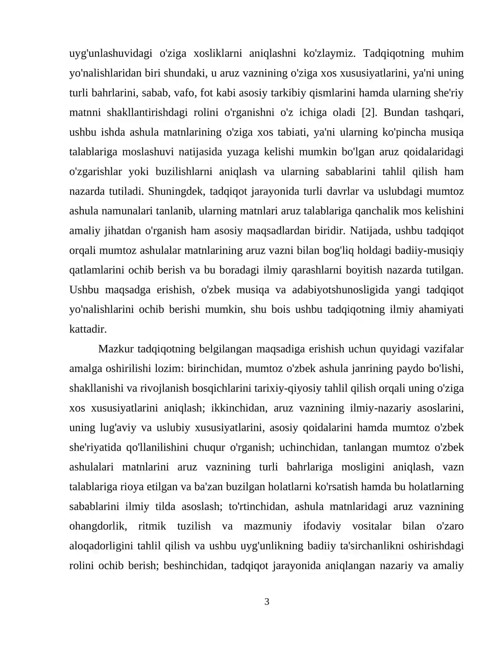 Ashula matnlarini aruz vazniga koʼra tahlil qilish 4