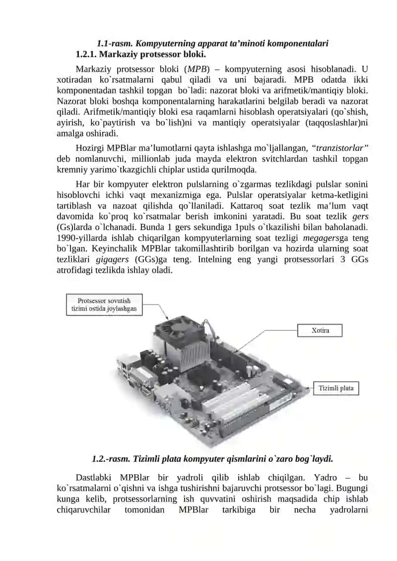 Kirish. Kompyuterlar, dastur va C++ tili bo`yicha boshlang`ich ma’lumotlar 4