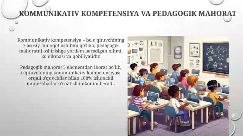 O'qituvchi faoliyatida kommunikatsiya madaniyatining asoslari 4