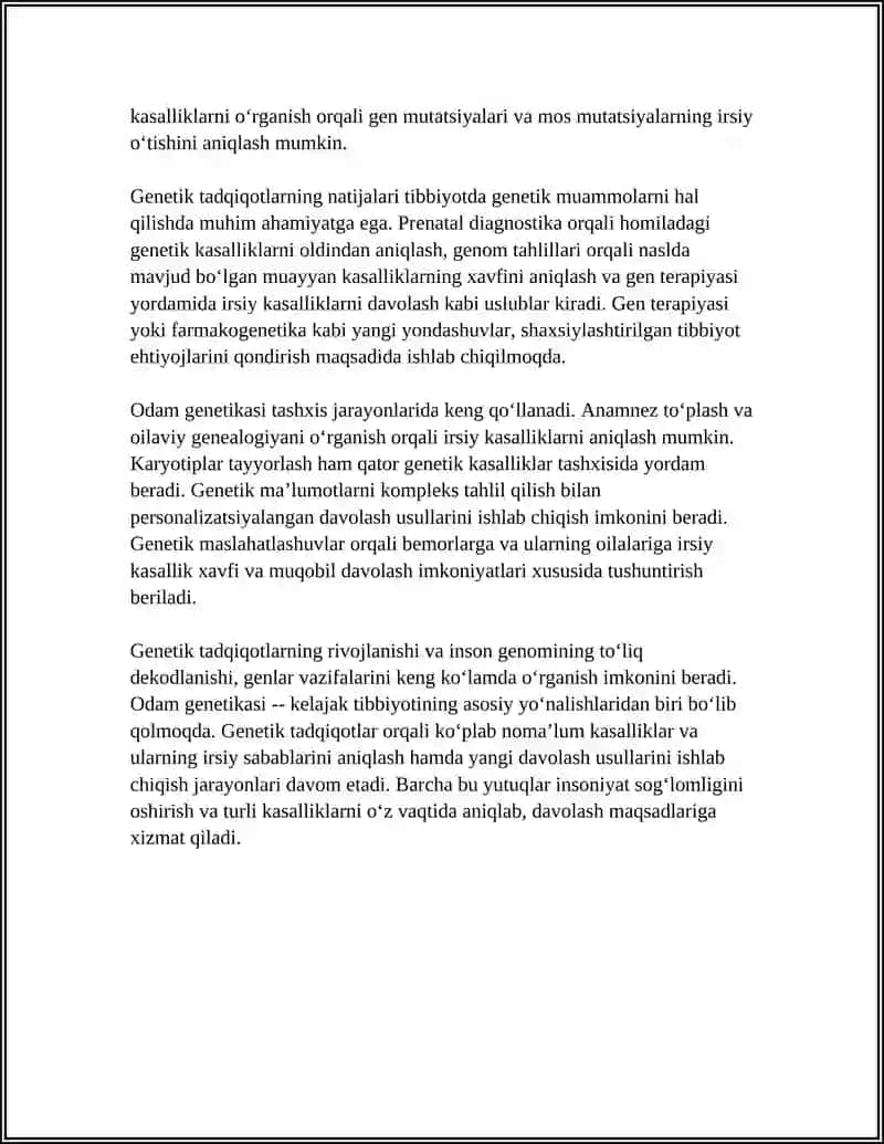 ODAM GENETIKASI 4