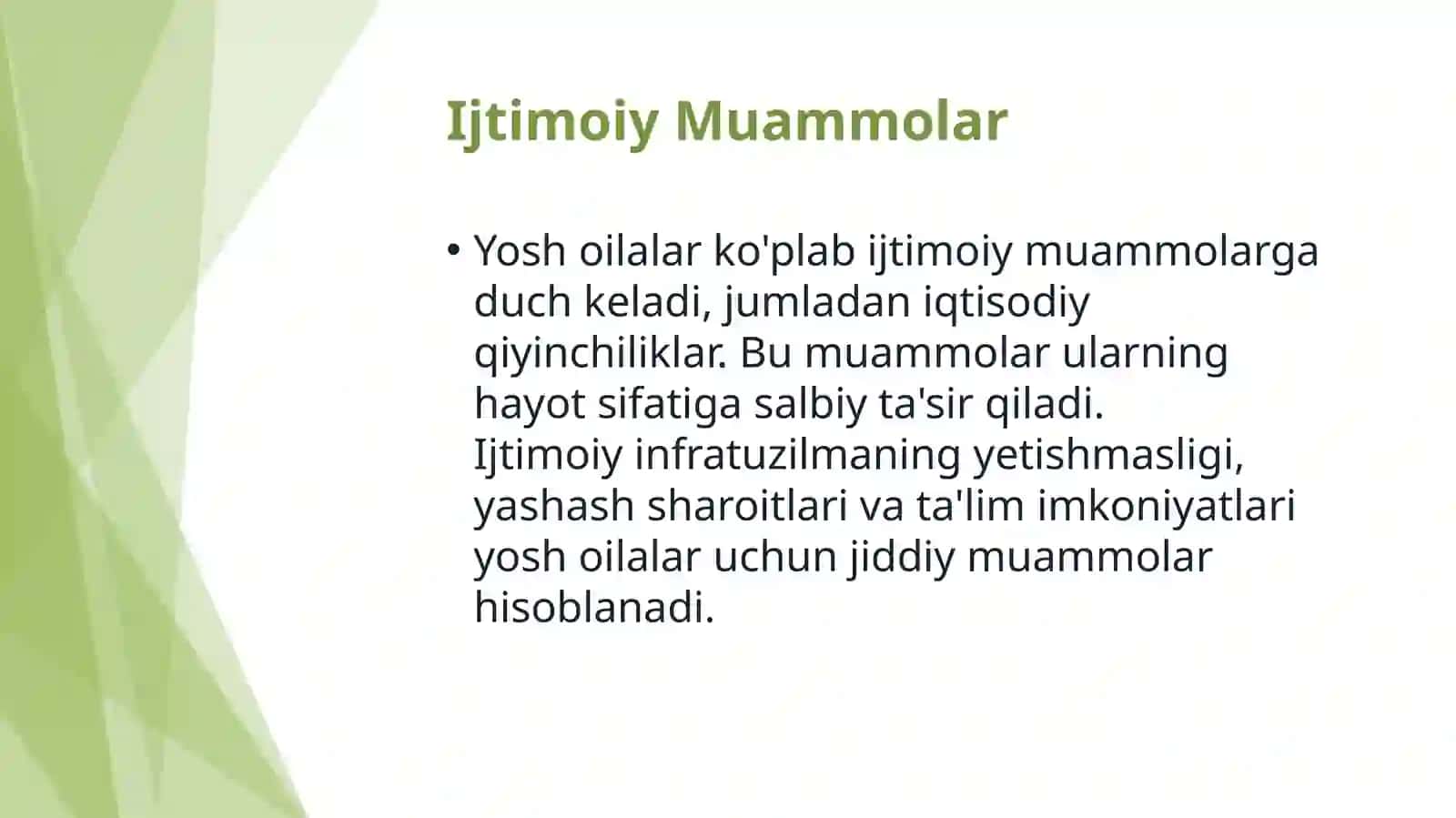 Yosh oilalarning ijtimoiy va psixologik muammolari 4