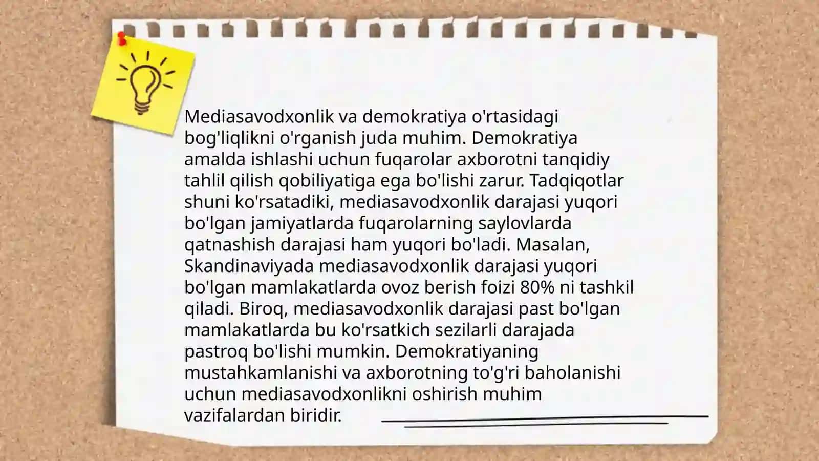 Mediasavodxonlikning asosiy tushunchalari 4