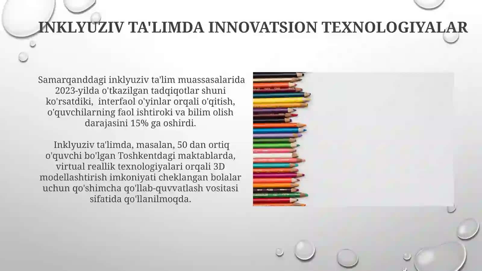 Inklyuziv ta'limning tamoyillari va unga bo'lgan ehtiyojlari 4
