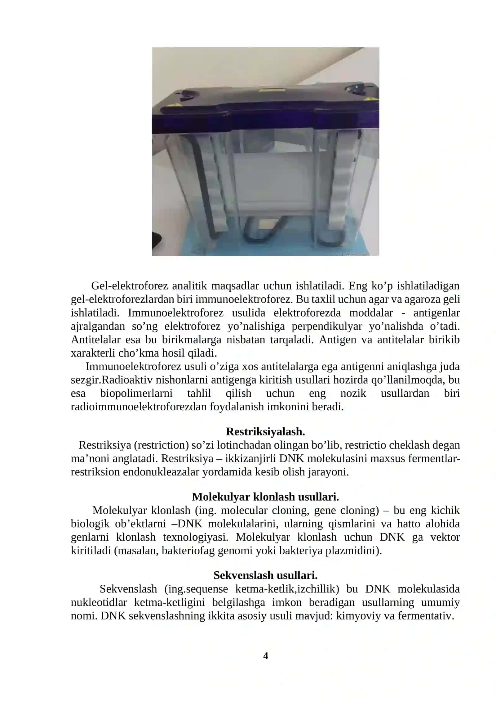 Polimer zanjir reaksiyasi (PZR) 4