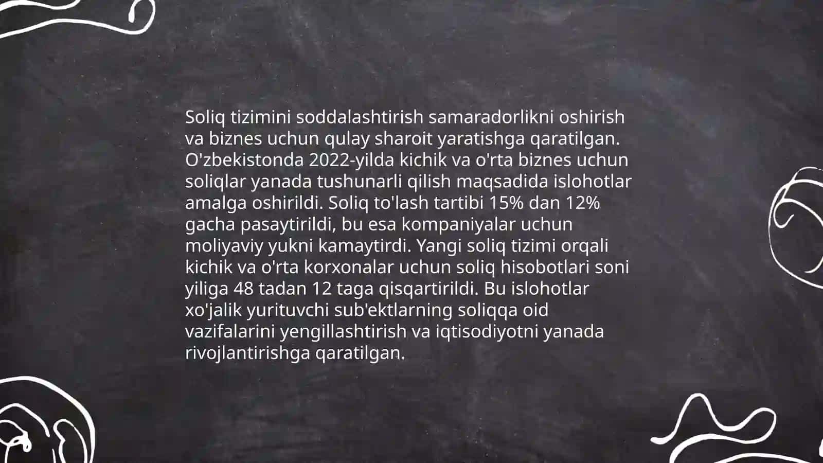 Biznes muhitini yaxshilashning asosiy prinsiplari 4