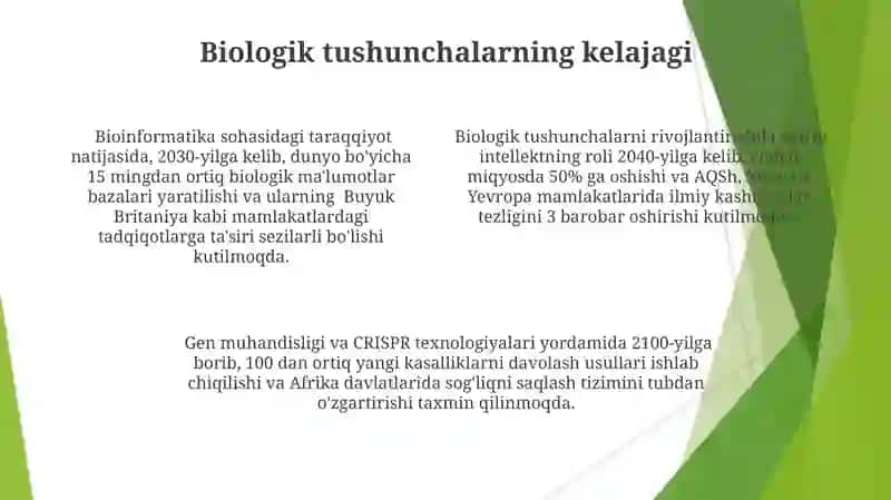 Biologiya tushunchalarini rivojlantirish nazariyasi 4