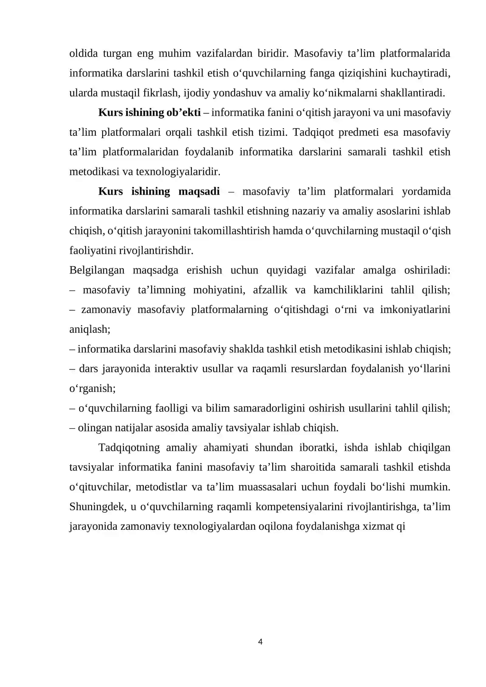 MASOFAVIY TA’LIM PLATFORMALARIDA INFORMATIKA DARSLARINI TASHKIL 4