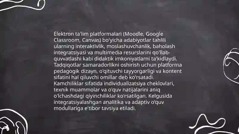 Axborot va pedagogik texnologiya muammolariga oid adabiyotlarning tahlili 4