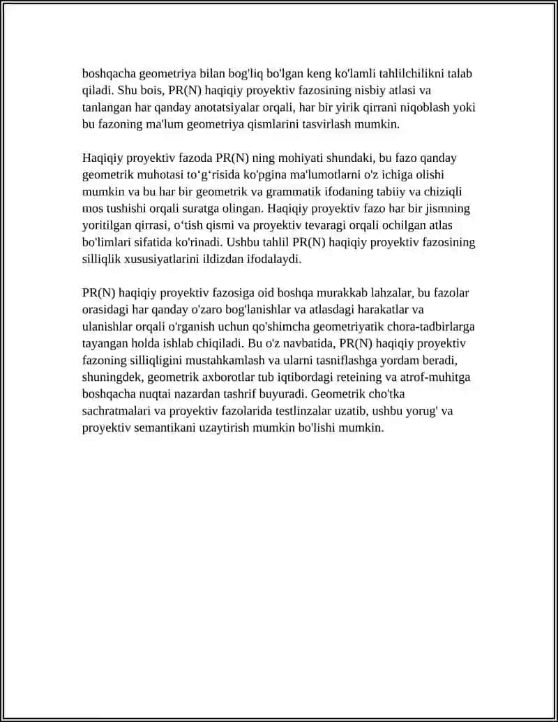 PR(N) Haqiqiy Proektiv Fazoning Silliq Strukturasi (Max Atlas) 4