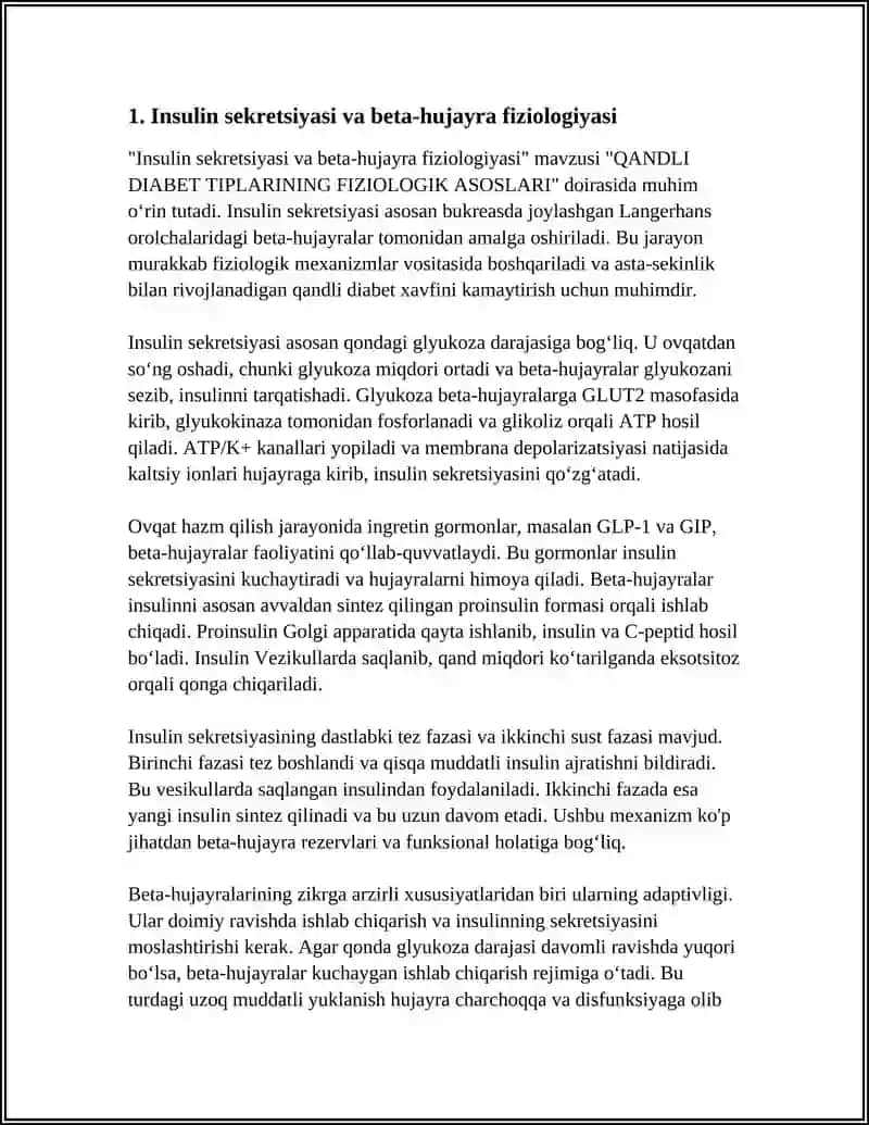 QANDLI DIABET TIPLARINING FIZIOLOGIK ASOSLARI 4