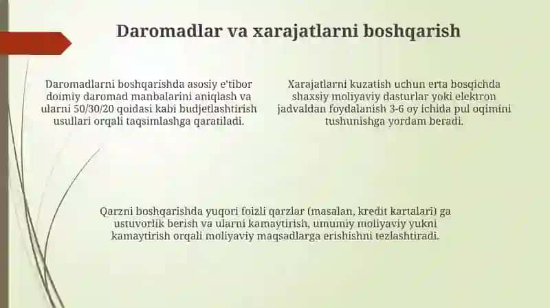 Moliyaviy rejalashtirish va budjetlashtirish 4