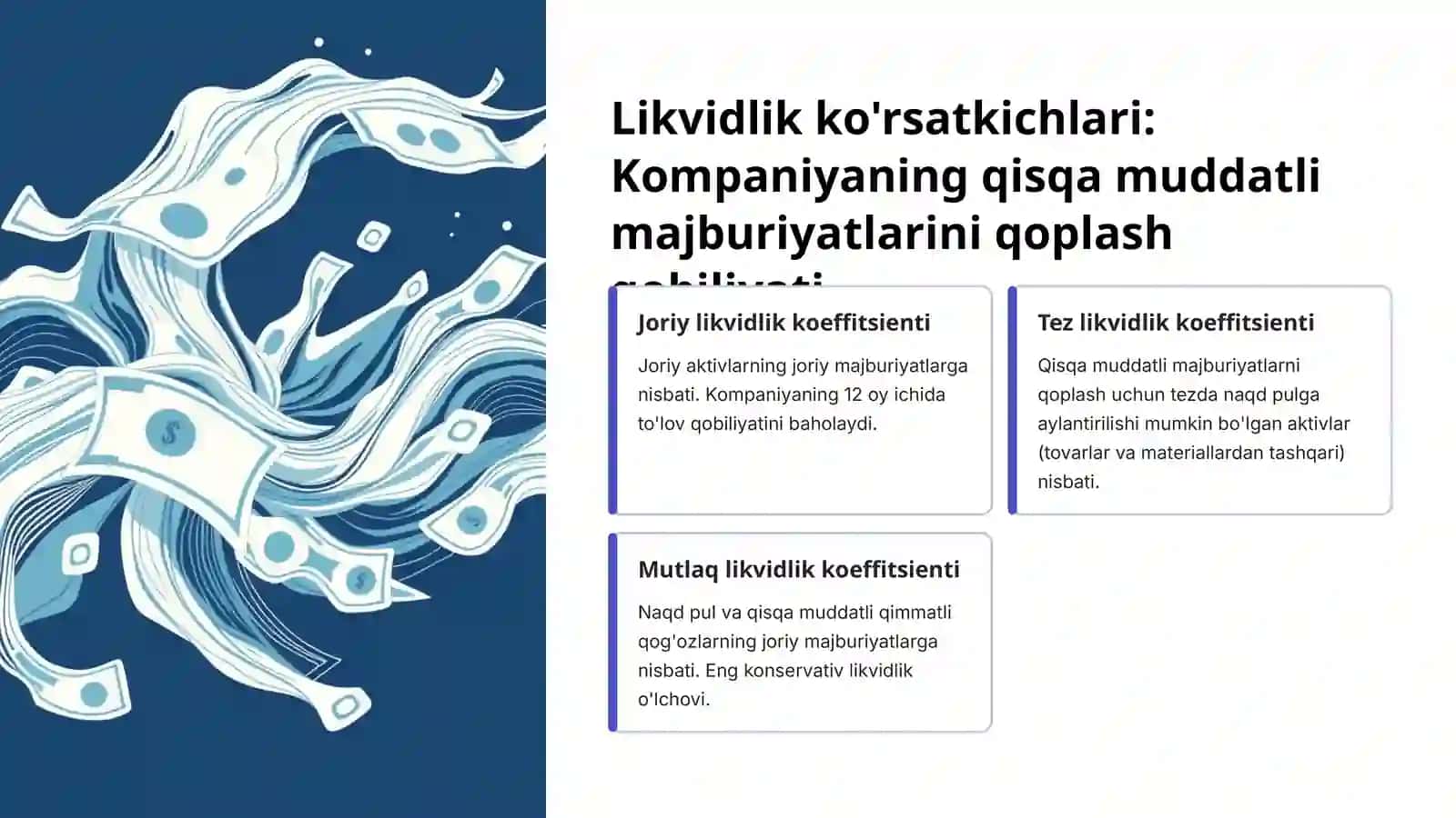 Moliyaviy Ko'rsatkichlarni Aniqlash va Baholash Usullari 4