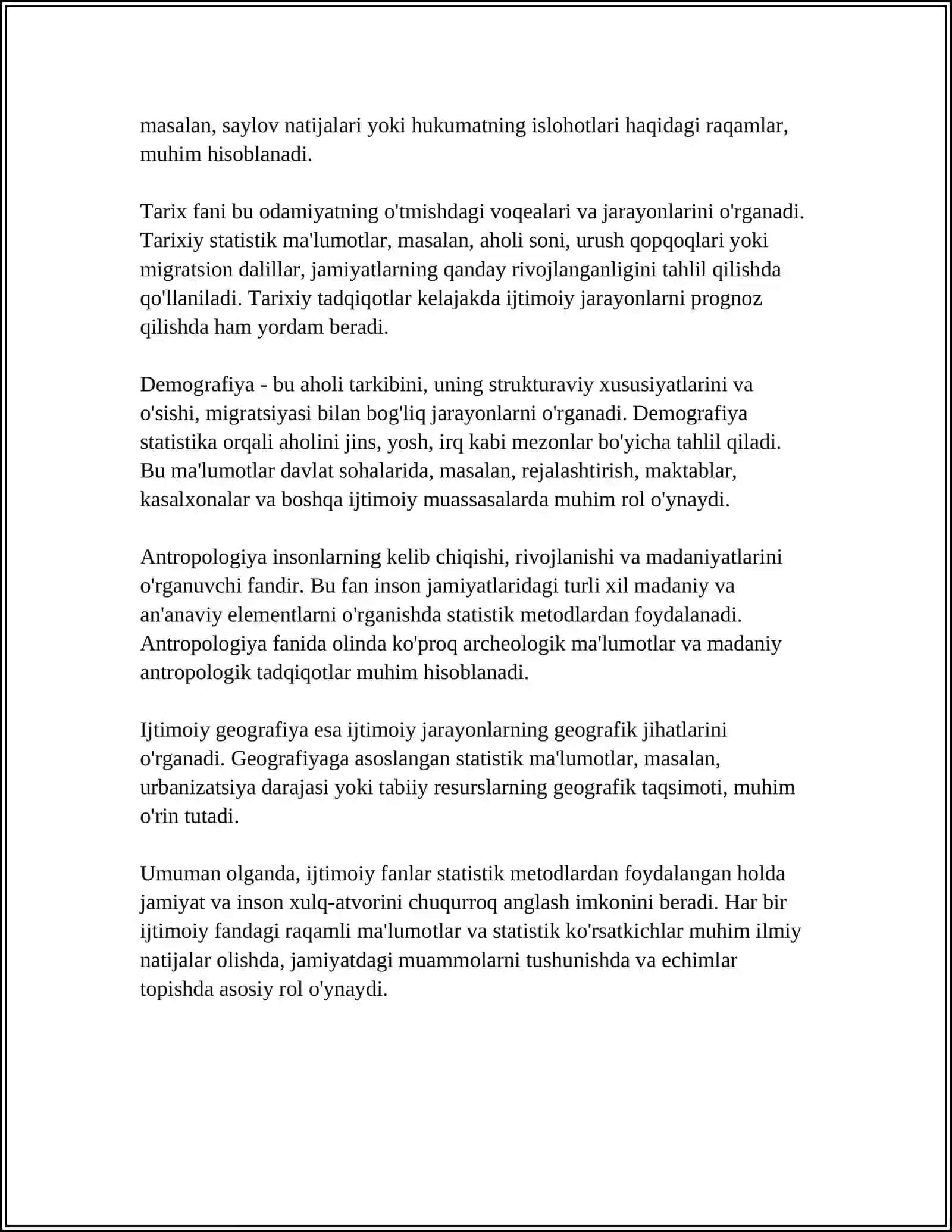 Ijtimoiy Fanlar va Ular Ahamiyati 4
