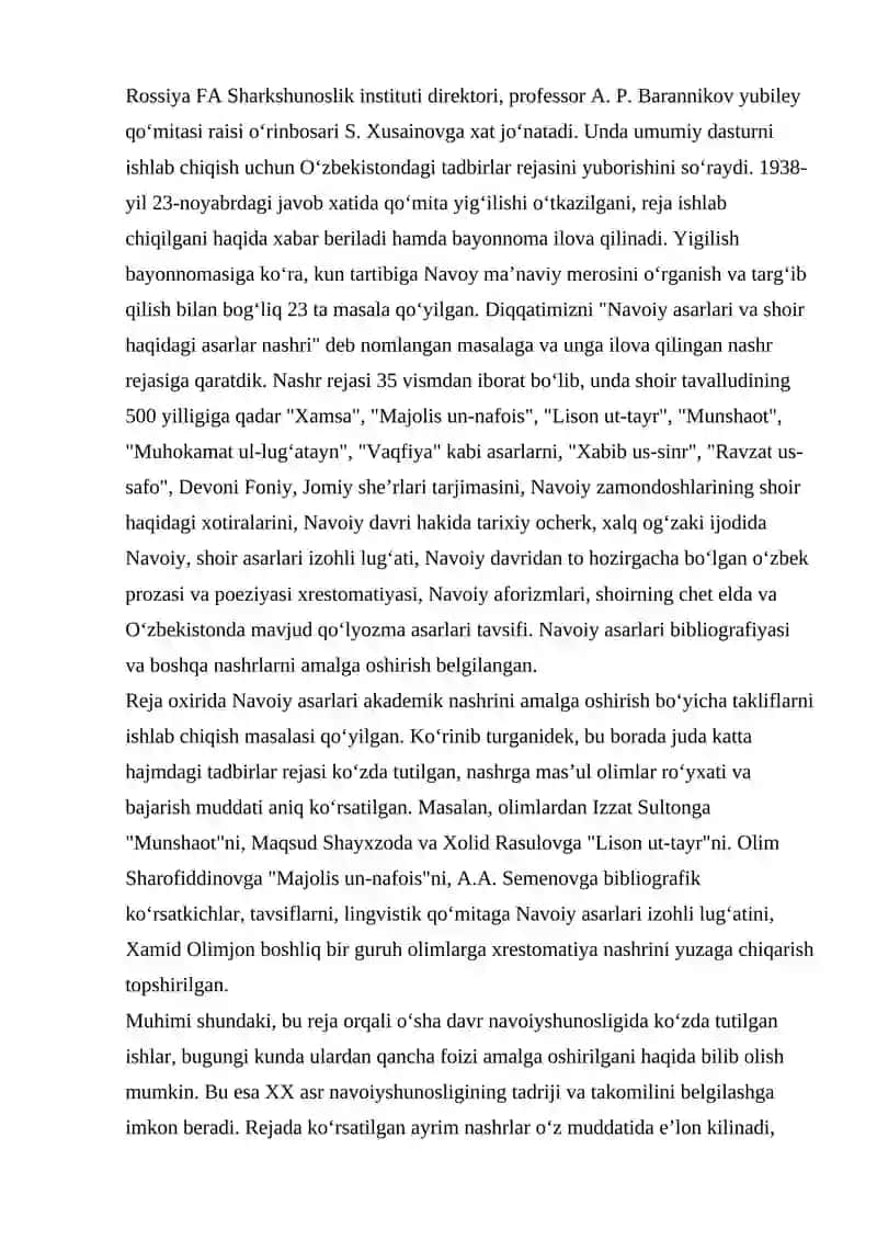 O’zbek mumtoz adabiyotining Rossiyada va Yevropada o’rganilish tarixi 4