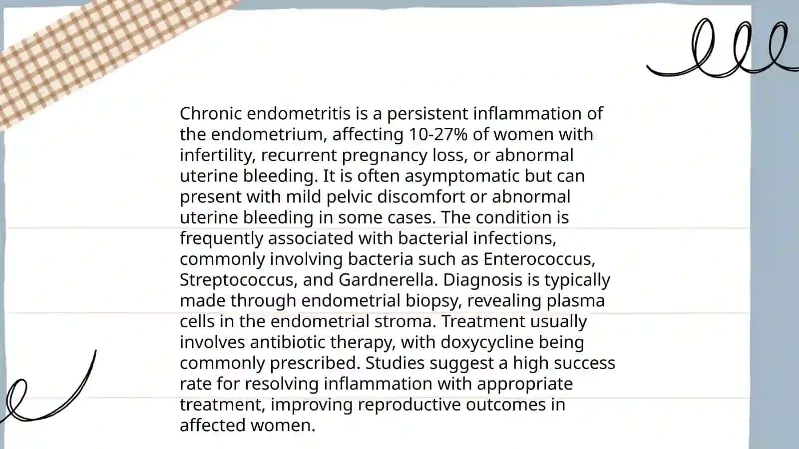 Inflammatory diseases of the uterus. Surgical practice 4
