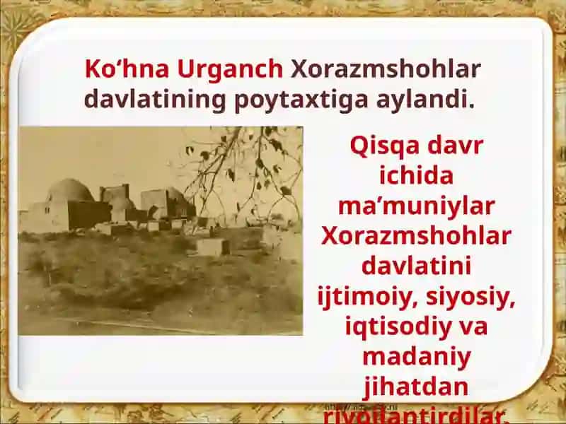 Xorazmshoxlar davlati va chingizxon jaloliddin manguberdi 4