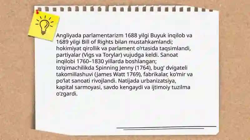 Yangi davrda AQShning mustaqillik urushi va Konstitutsiyaning qabul qilinishi 4