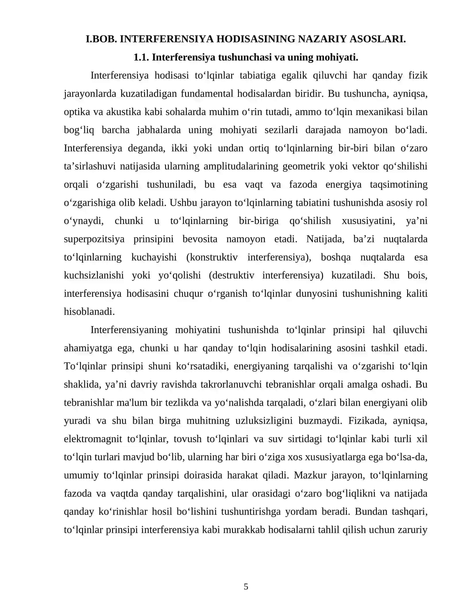INTERFERENSIYA HODISASINING NAZARIY ASOSLARI 4