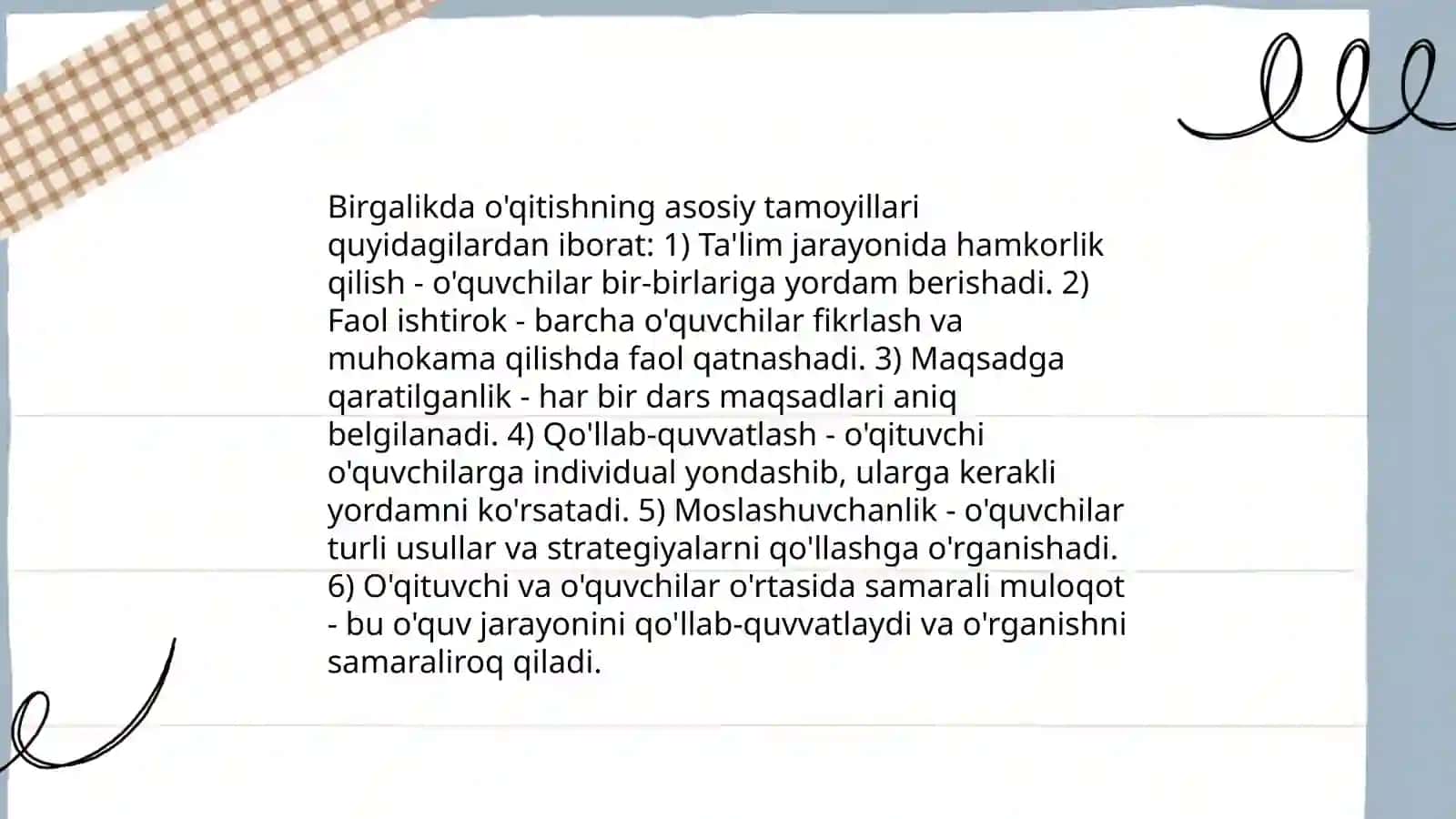 Inklyuziv va birgalikda o'qitish: ularning asosiy farqlarini asoslash 4