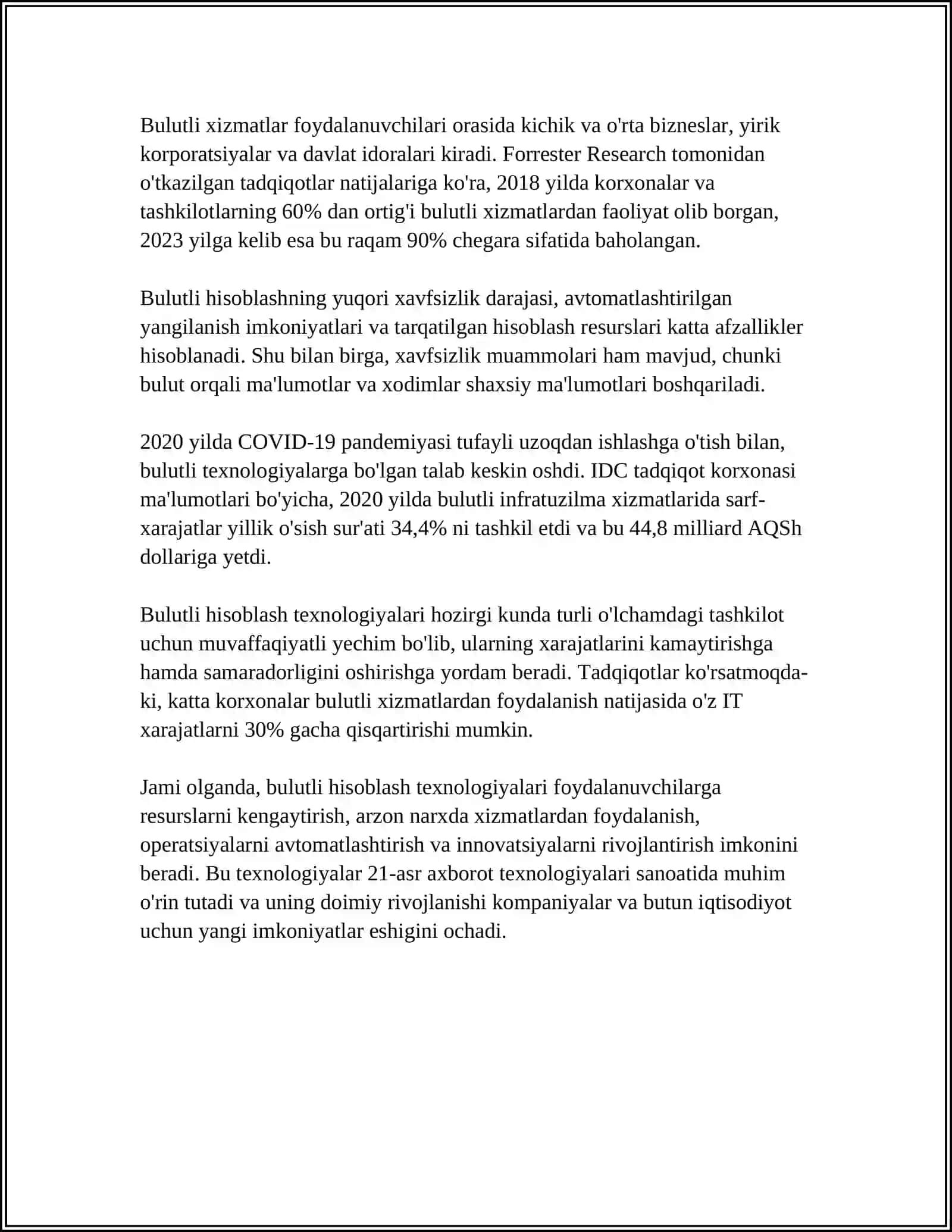 TIZIMLI VA AMALIY DASTURIY TAMINOTNING RIVOJLANISH TENDENSIYALARI 4