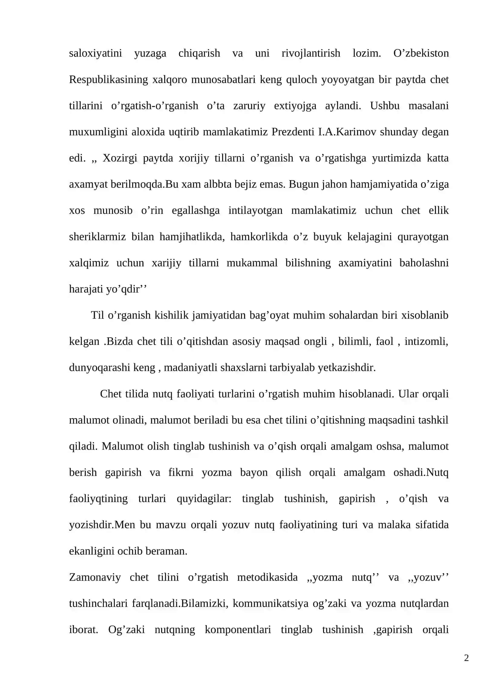 Maktab o’quvchilariga yozish texnikasi va yozma nutqni o’rgatish usullari 4