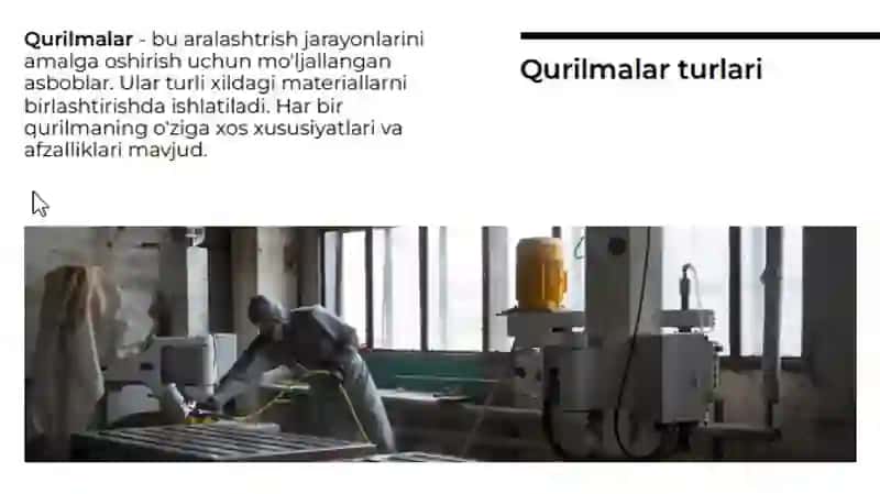 Zamonaviy aralashtirish apparatlari 4