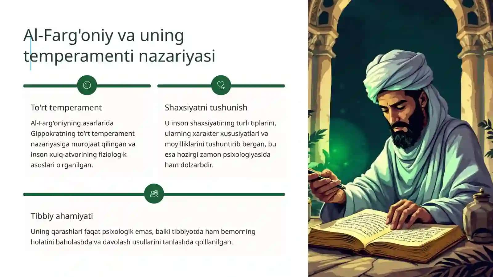 Sharq mutafakkirlarining psixologik qarashlari: O'tmishdan kelajakka 4