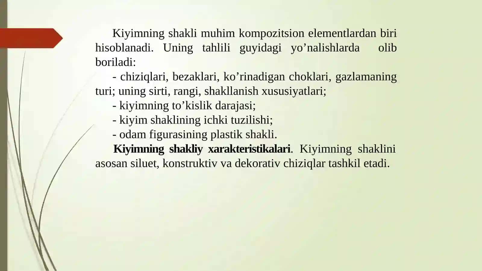 8-MA'RUZA Kiyimshakli va konstruktiv xususiyatlari 4