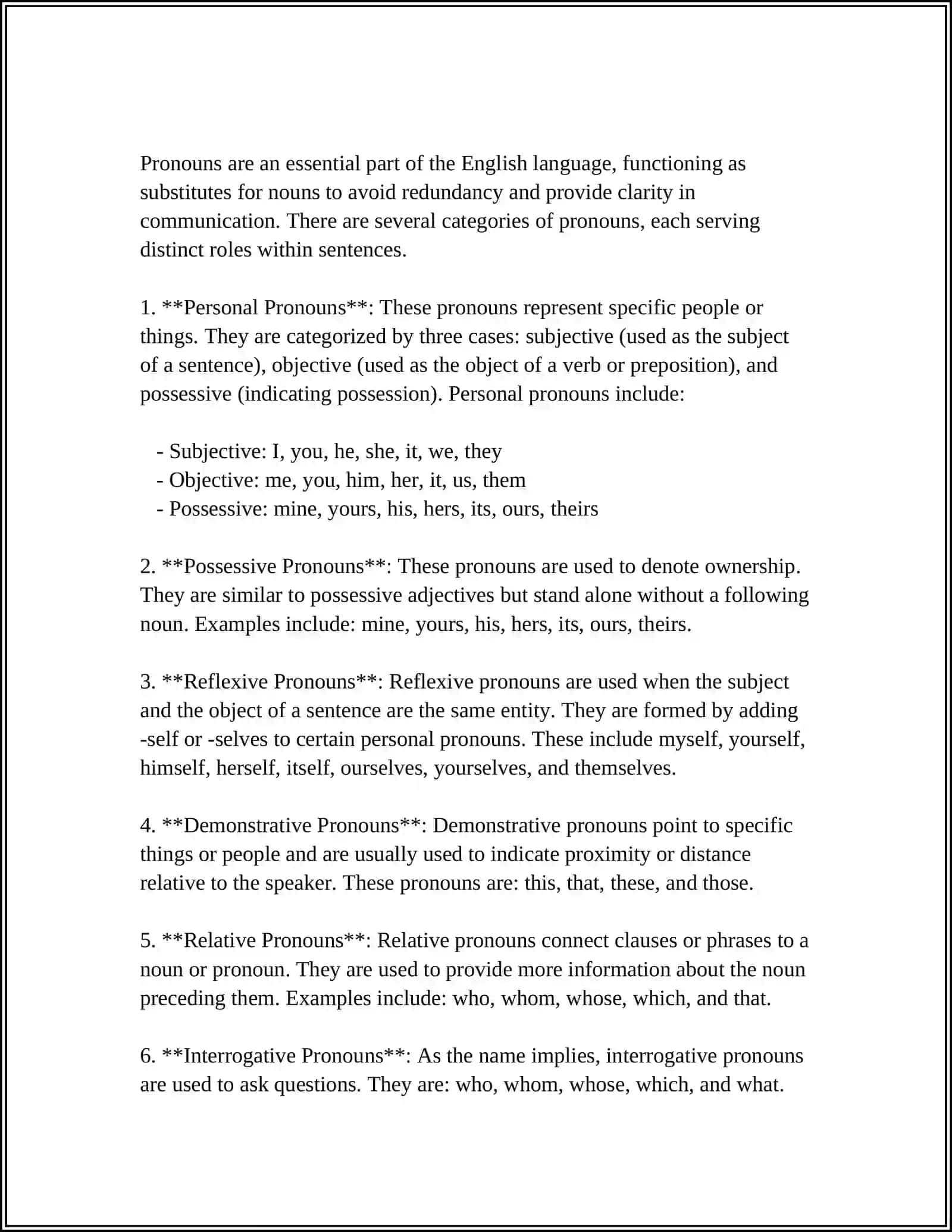 Classification of Parts of Speech in Different Languages 4