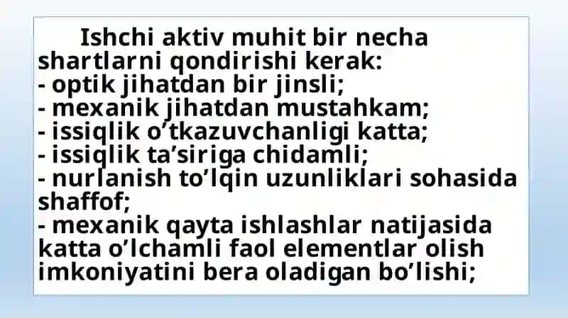 YARIMO’TKAZGICHLI LAZERLAR 4