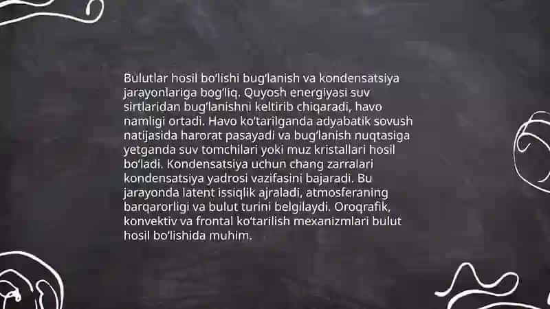 Bulitlar hosil bulishi 4