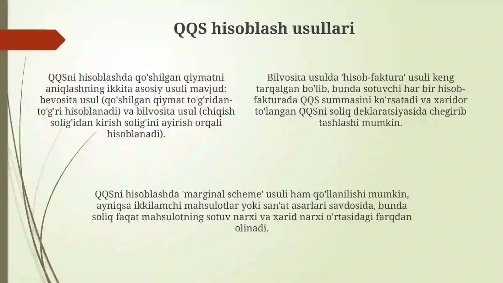 Qo‘shimcha qiymat solig‘i bo‘yicha hisob-kitob 4