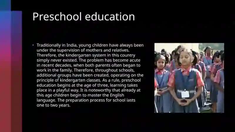System of education in India 4