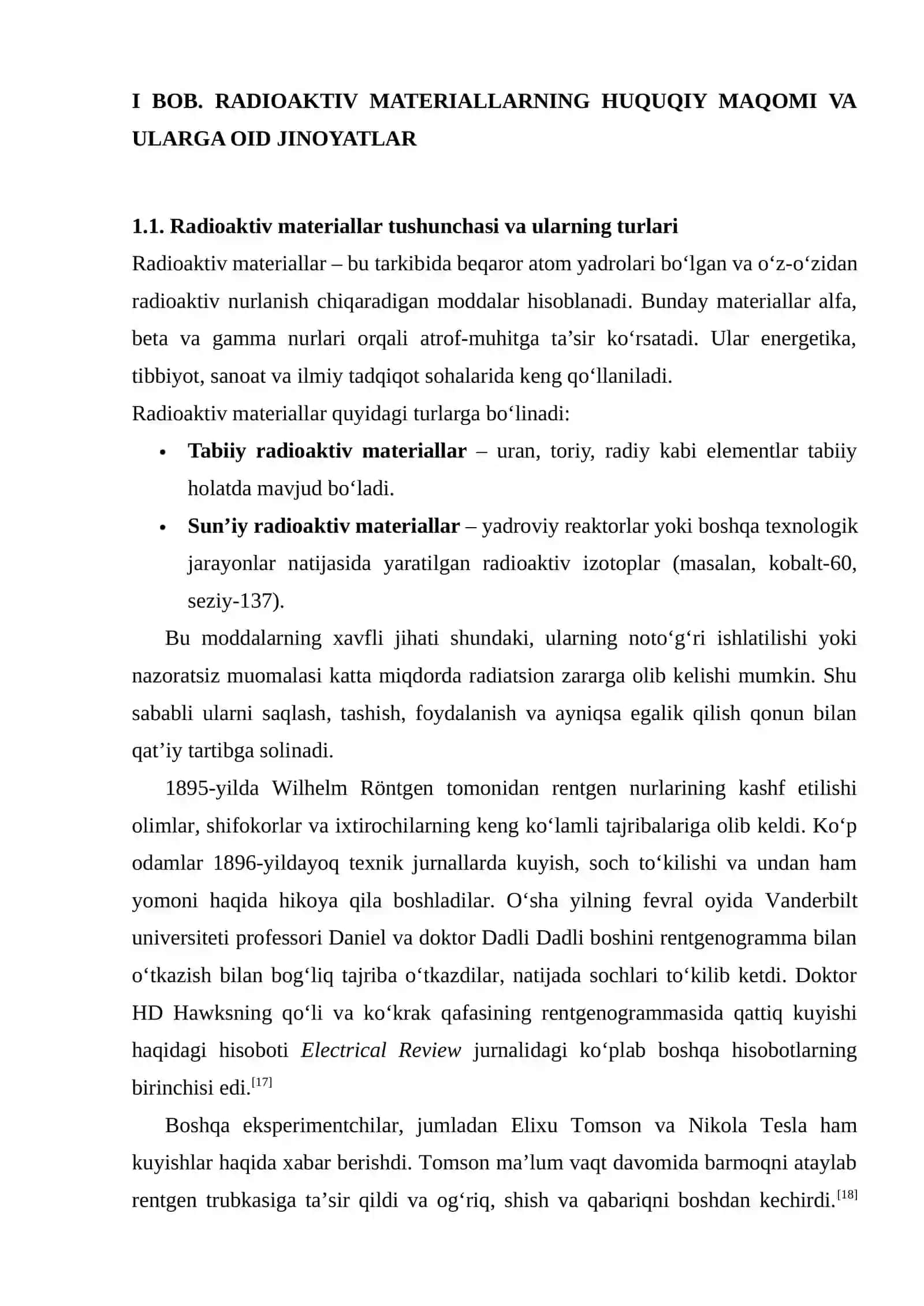RADIOAKTIV MATERIALLARNI QONUNGA XILOF EGALLASH JINOYATINING JINOIY-HUQUQIY TAVSIFI 4