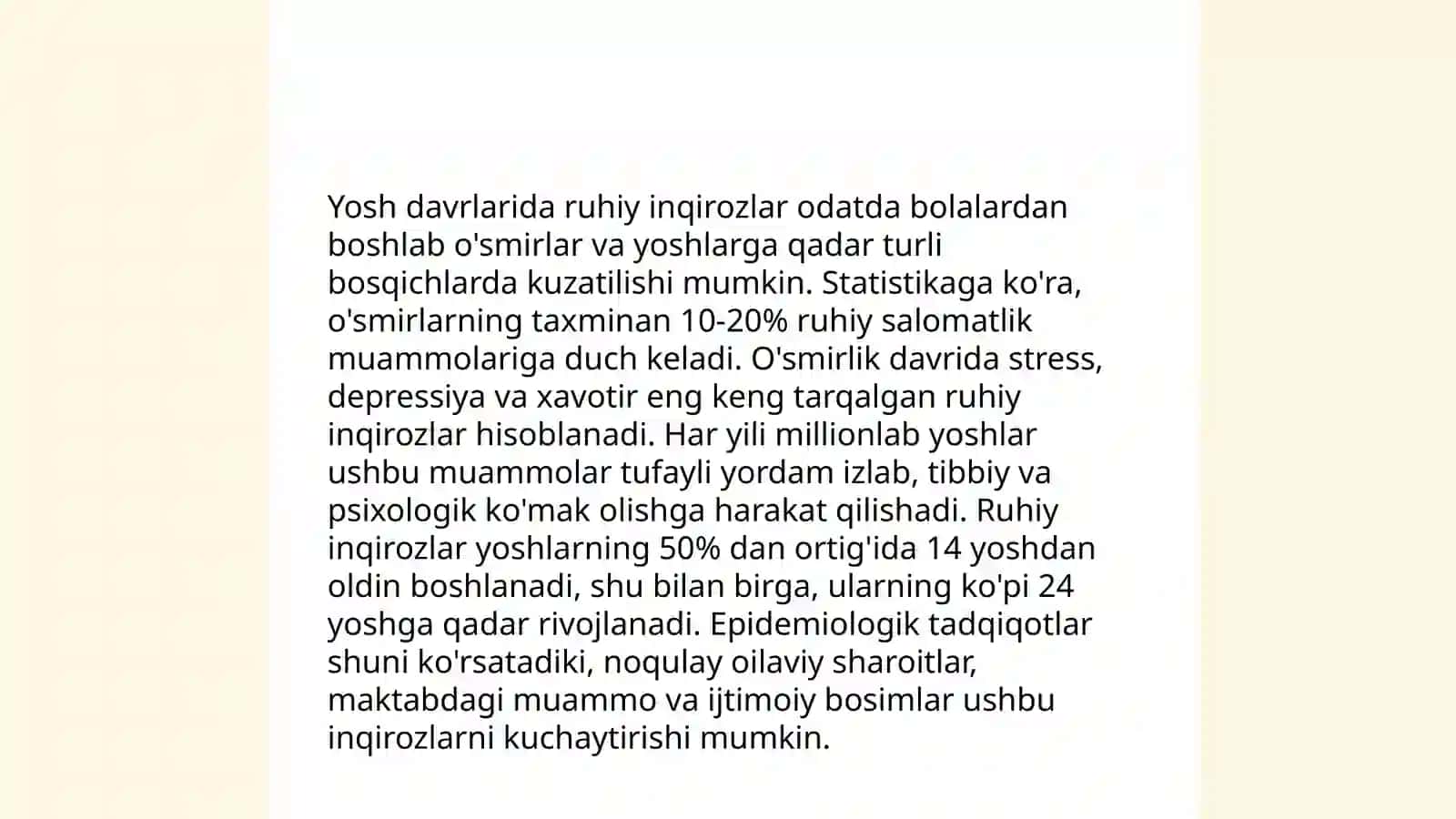 Yosh davrlarining inqirozlari 4