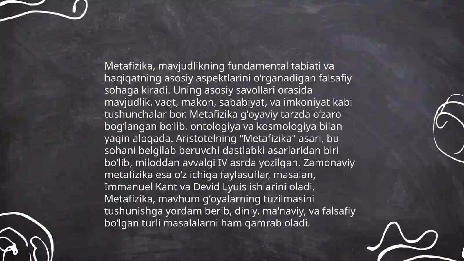 Falsafa fanining bahs mavzusi 4