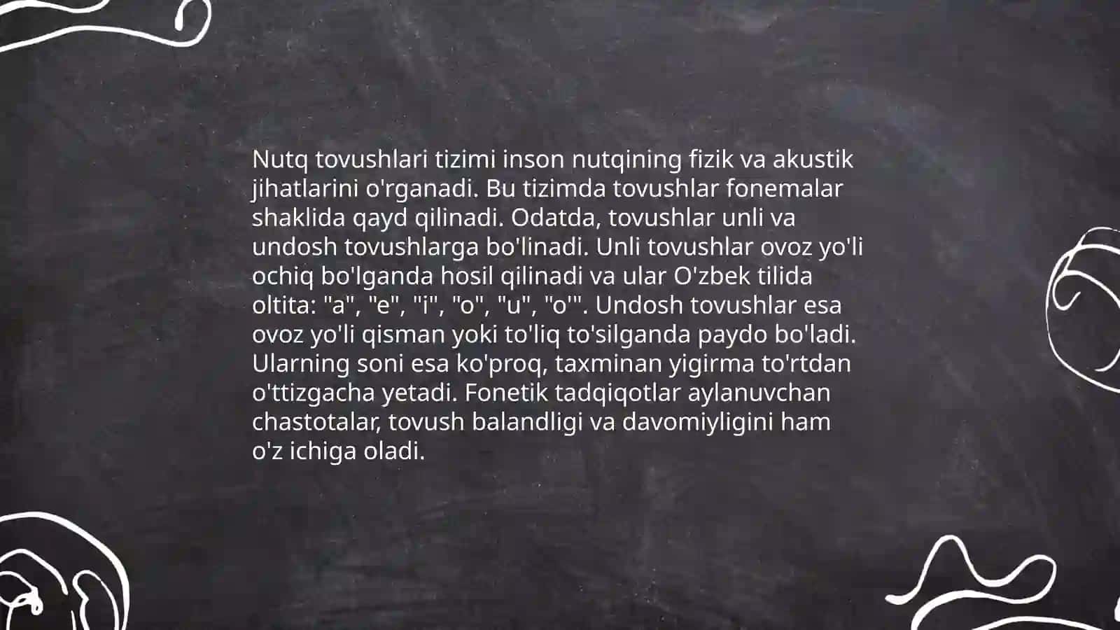 Fonetika va fonologiya. Nutqning fonetik jihatdan bo'linishi 4