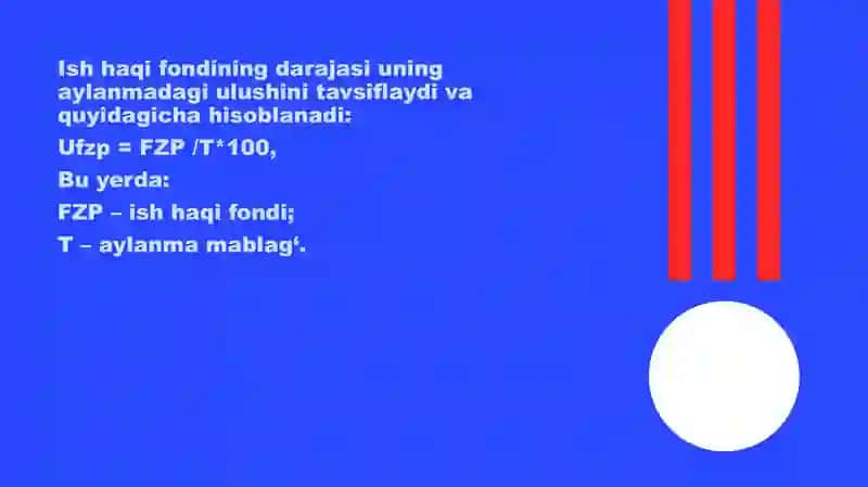 Ovqatlanish korxonalarida ish haqi, daromadlari va xarajatlari 4