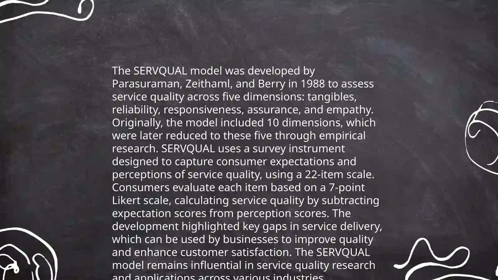 Two conceptual models of service quality 4