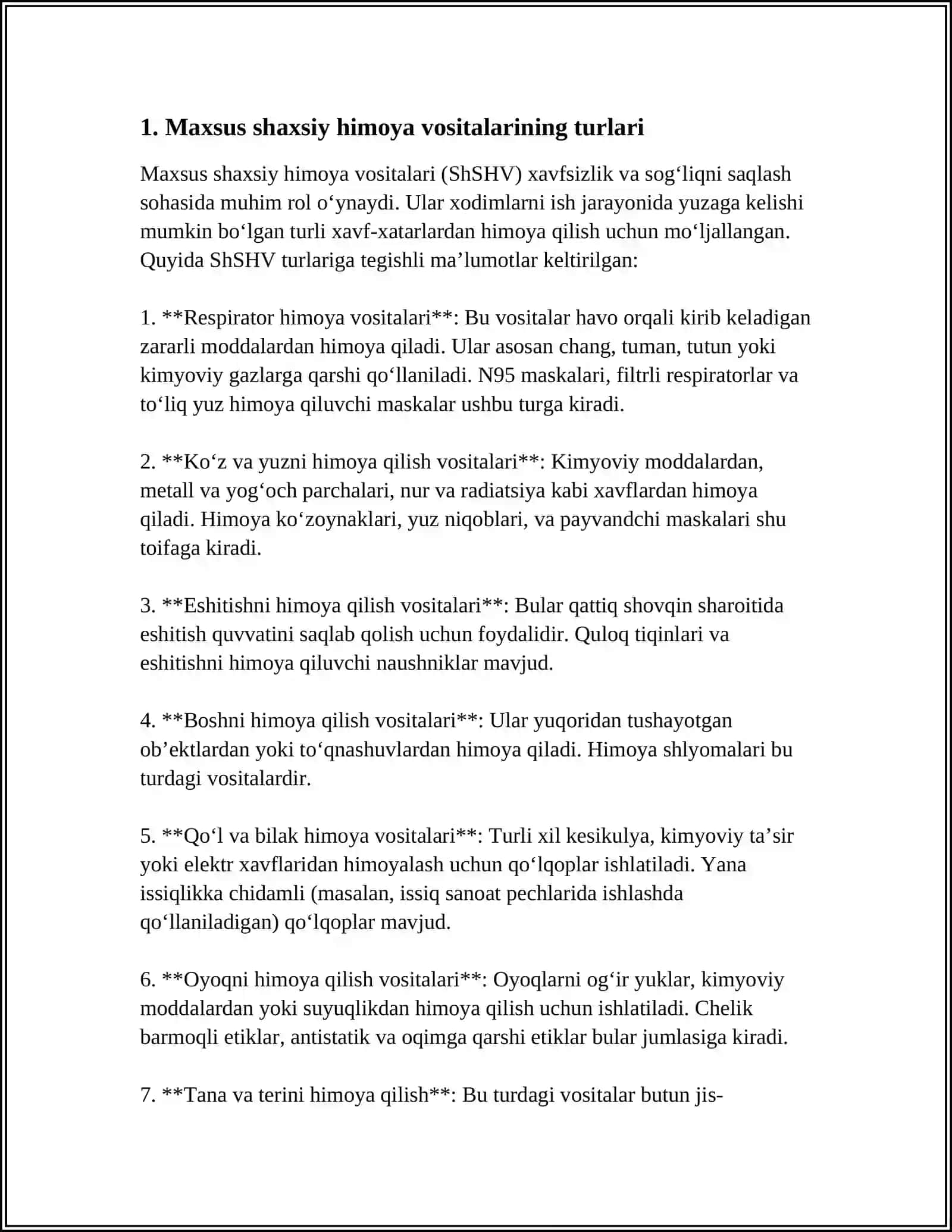 MAXSUS SHAXSIY HIMOYA VOSITALARI 4