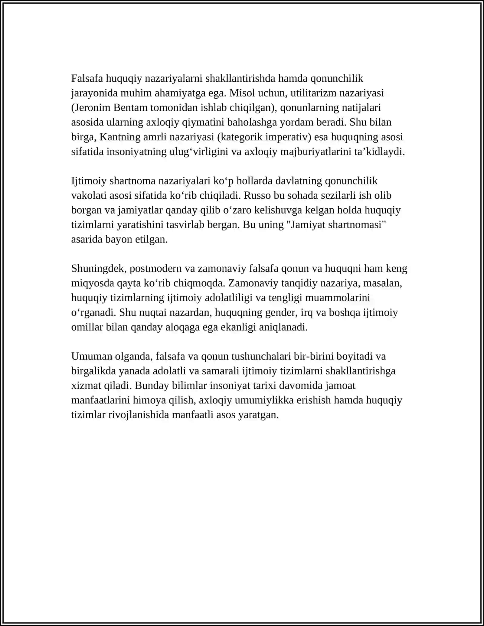 FALSAFA QONUN VA KATEGORIYALARINING IJTIMOIY JARAYONLAR DIALEKTIKASIDAGI ROLI 4