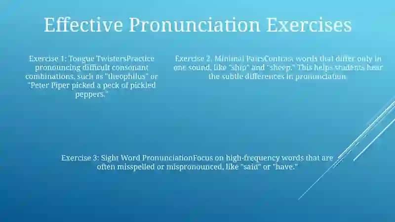 Analysis Of Pronunciation Exercises In Teaching English To Preschool Children 4