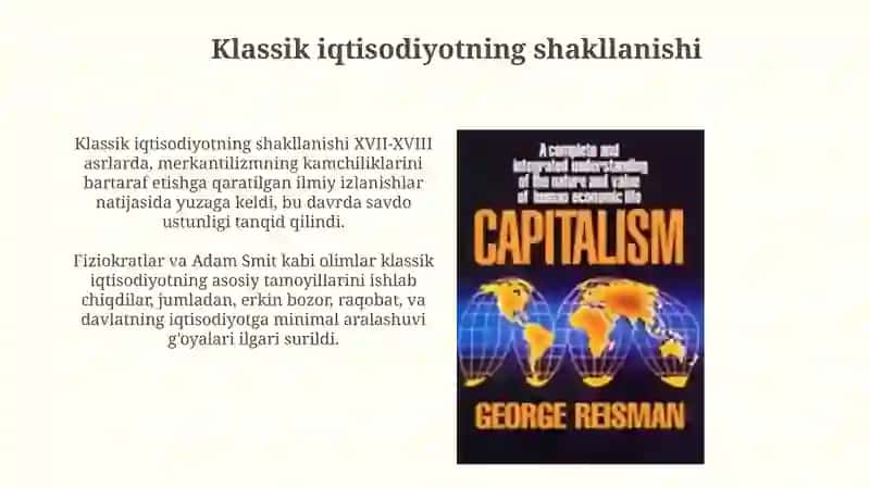 Klassik iqtisodiyotning shakllanishi, V.Petti iqtisodiy g‘oyalari 4